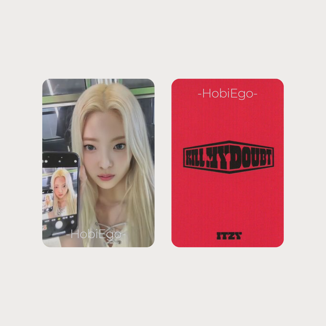 ITZY 7th Mini Album KILL MY DOUBT Aladin Photocards