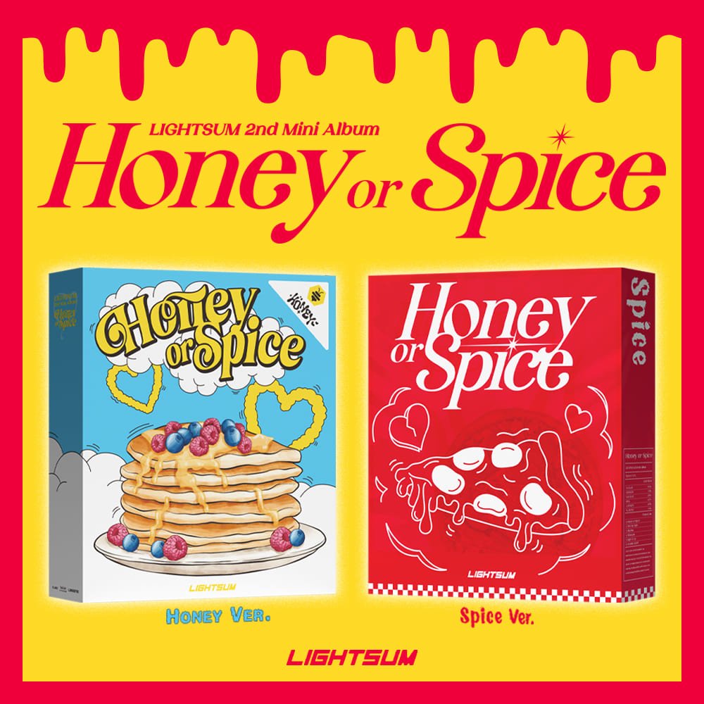 LIGHTSUM 2nd Mini Album Honey or Spice – album (Honey (BLUE) / / ) | HobiEgo
