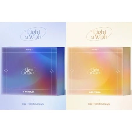 LIGHTSUM 2nd Single Album Light a Wish – album (Light (BLUE) / / ) | HobiEgo