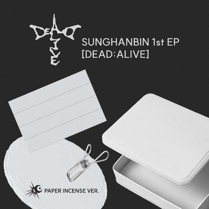 PRE-ORDER SUNG HANBIN 1st Mini Album DEAD:ALIVE (Paper Incense Version Limited)
