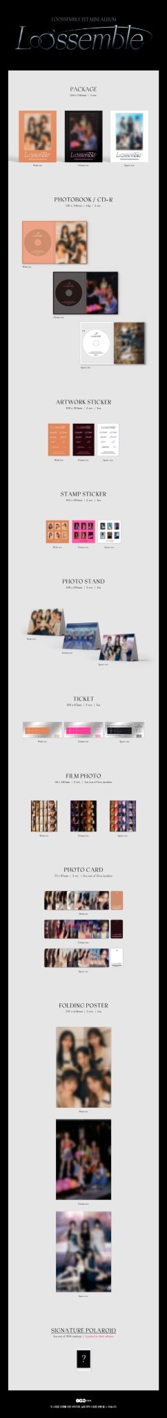 Loossemble 1st Mini Album Loossemble – album (Wish / / ) | HobiEgo
