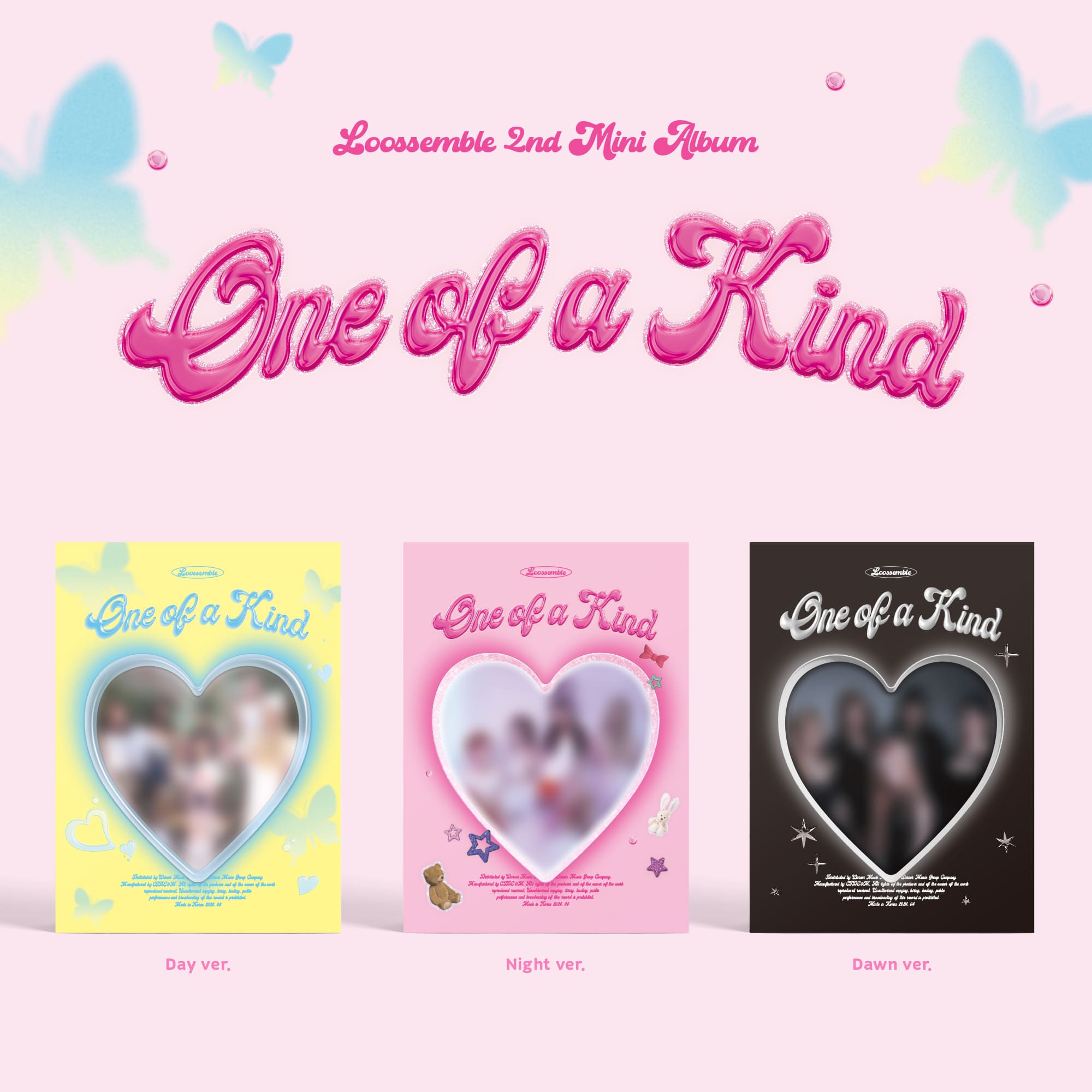 Loossemble 2nd Mini Album One of a Kind – album (Day (YELLOW) / / ) | HobiEgo