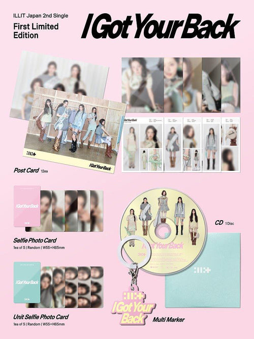 ILLIT Japanese Album 2nd Single Album I Got Your Back (LIMITED EDITION)