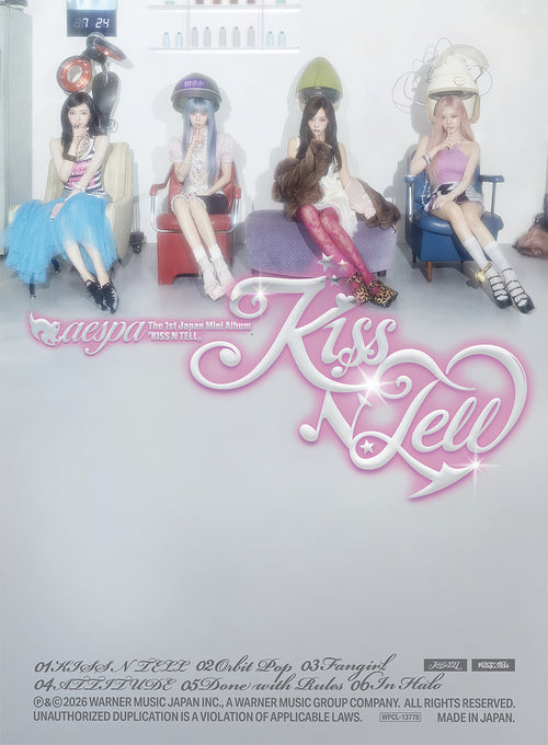 AESPA 1st Japan Mini Album KISS N TELL (LIMITED Version)