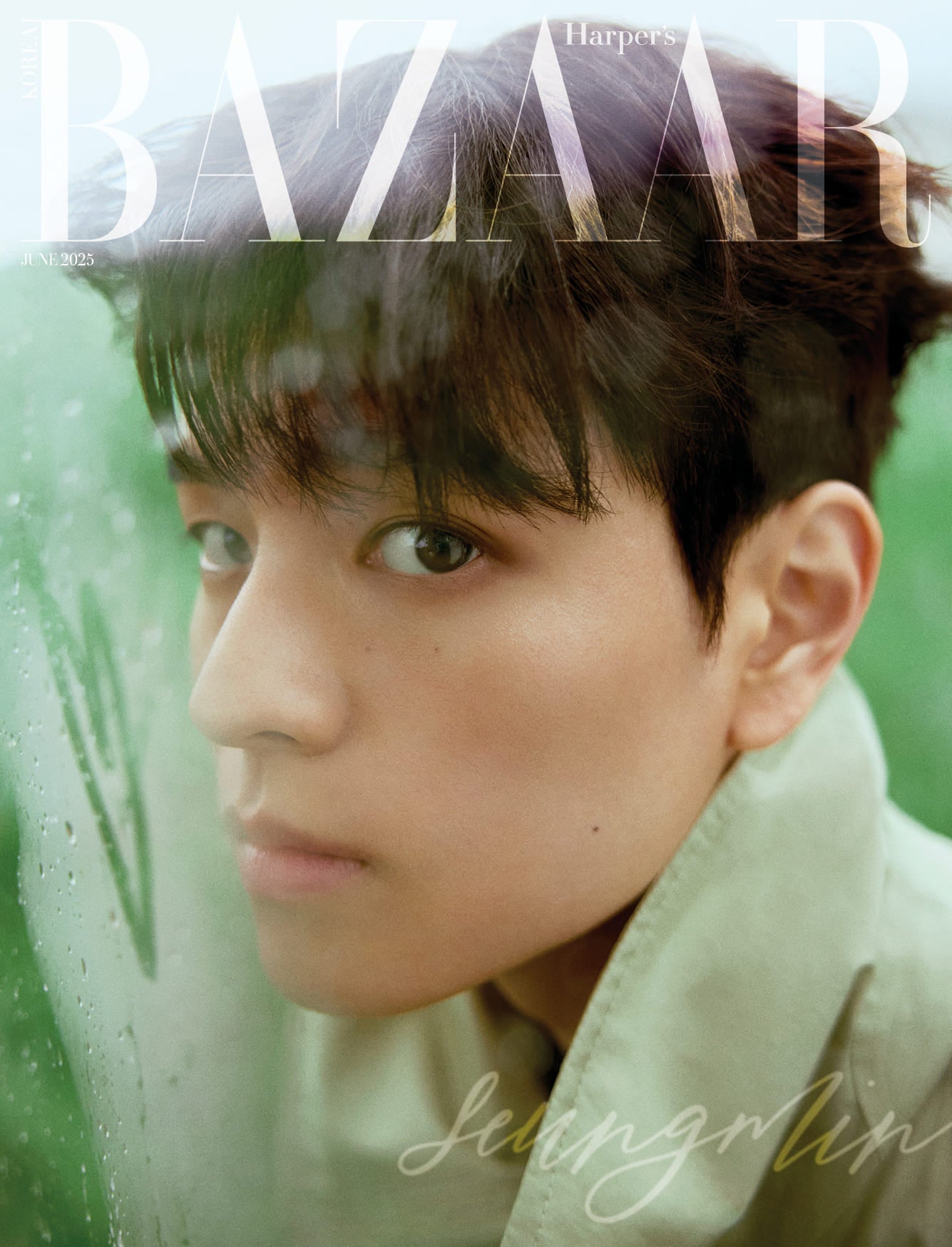 Magazine Bazaar June 2025 Cover Stray Kids SEUNGMIN – magazines (A (WHITE) / / ) | HobiEgo