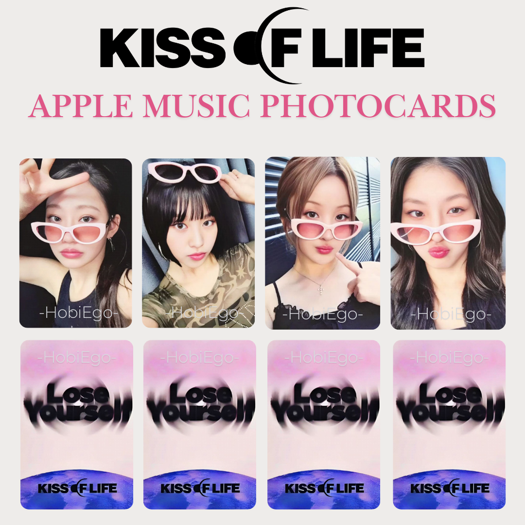 KISS OF LIFE 3rd Mini Album Lose Yourself APPLE MUSIC Photocards