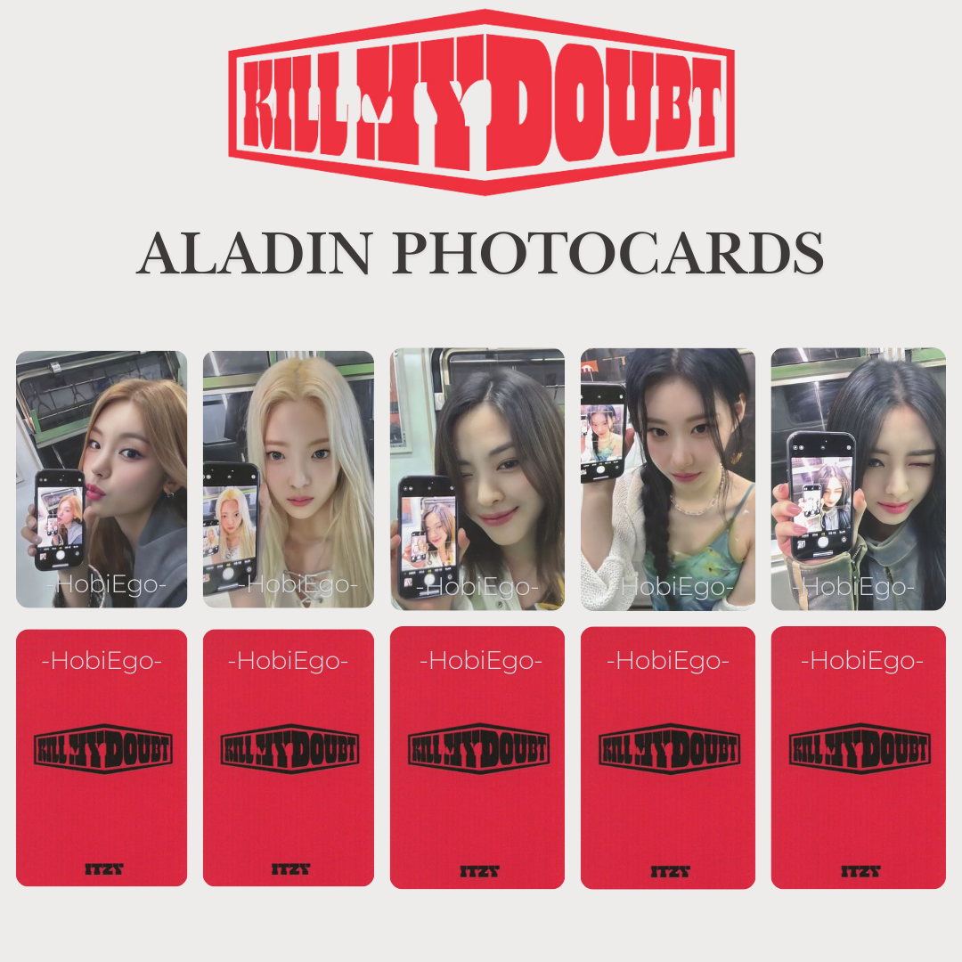 ITZY 7th Mini Album KILL MY DOUBT Aladin Photocards