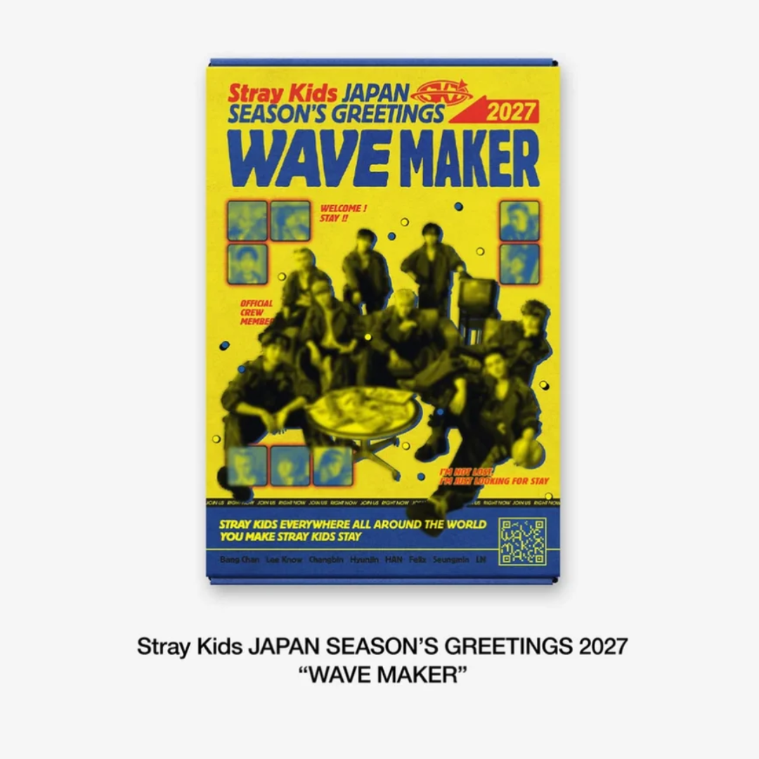 PRE-ORDER Stray Kids Japan Season's Greetings 2027 WAVE MAKER (Standard Edition) + POB