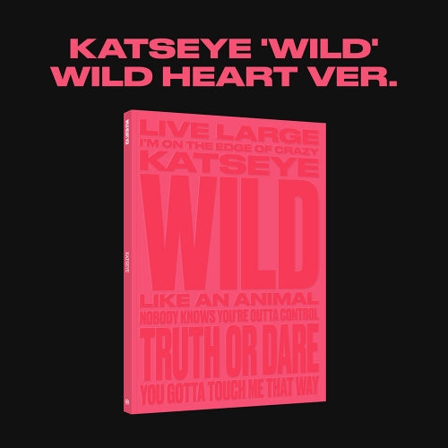 KATSEYE 3rd EP Album WILD (Wild Heart Version) (INTERNATIONAL RETAILER EXCLUSIVE)
