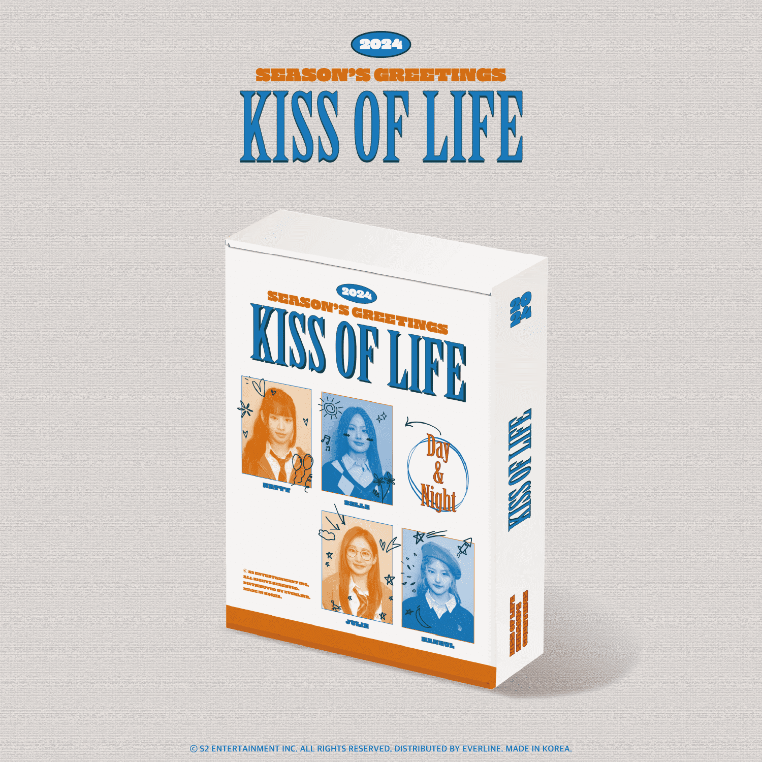 KISS OF LIFE 2024 Season's Greetings + POB Photocard