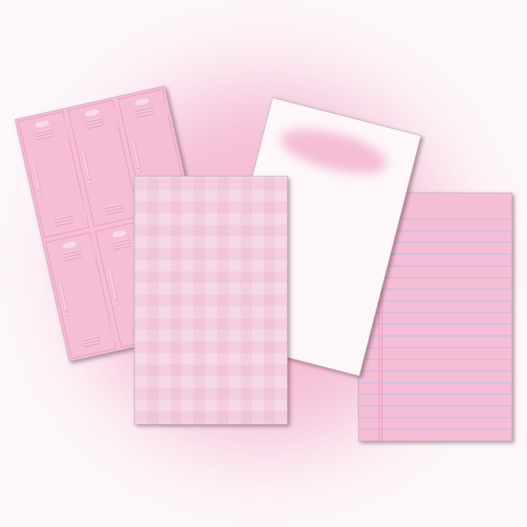 SOOANG Studio 6 Ring Diary Inner Paper (A6) Pink