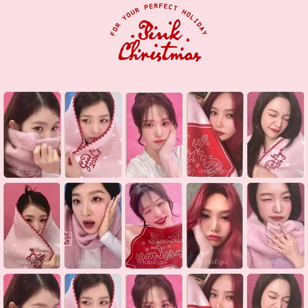 RED VELVET 2024 Pink Christmas Photocards