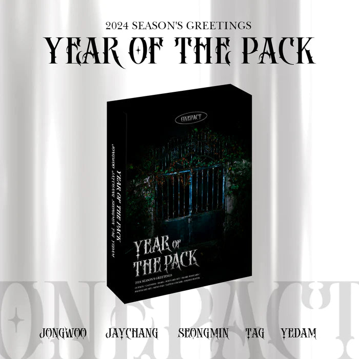 ONE PACT 2024 Season's Greetings YEAR OF THE PACK