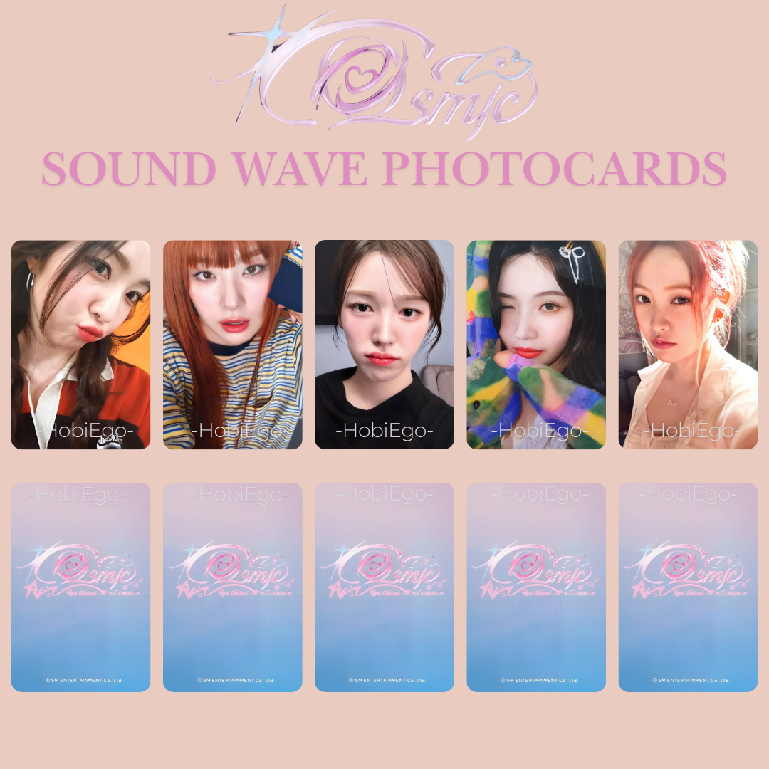 Red Velvet 7th Mini Album Cosmic Sound Wave Photocards