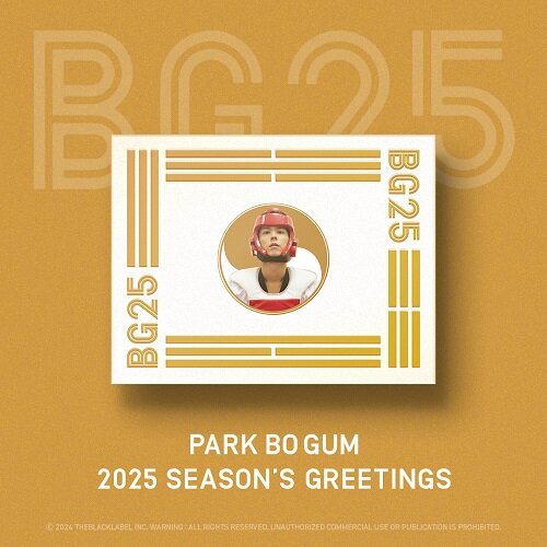 Park Bo Gum 2025 Season's Greetings + POB