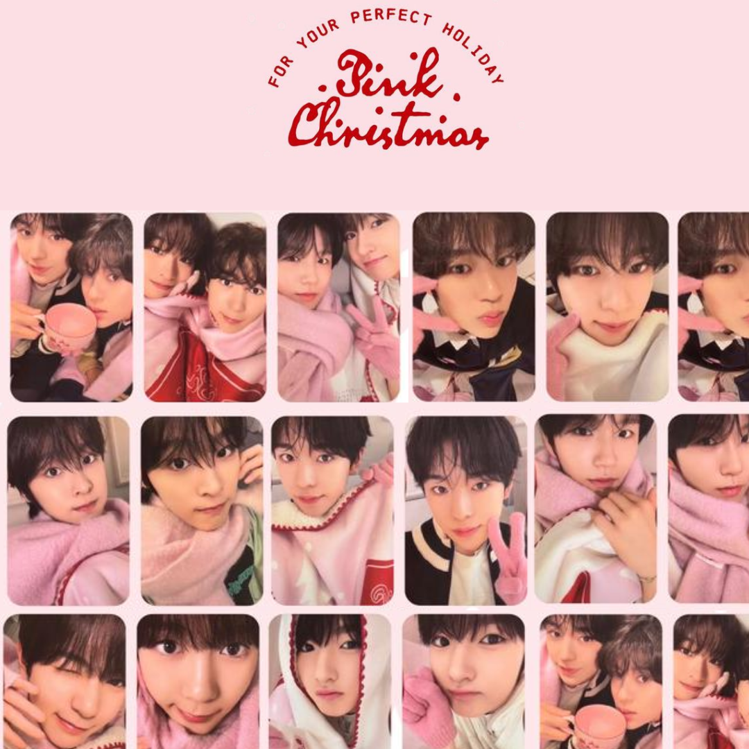 NCT WISH 2024 Pink Christmas Photocards