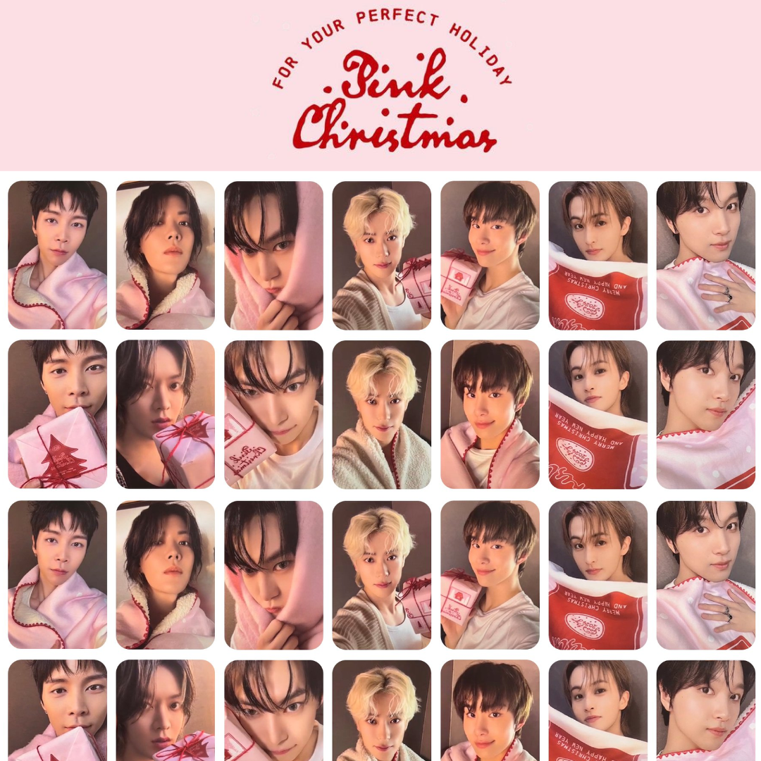 NCT 127 2024 Pink Christmas Photocards