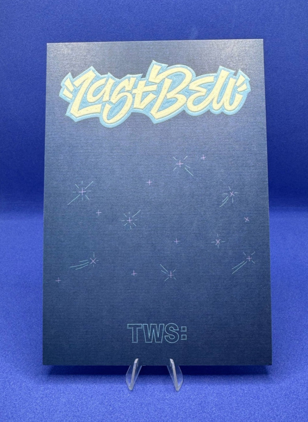 TWS 1st Single Last Bell Postcard