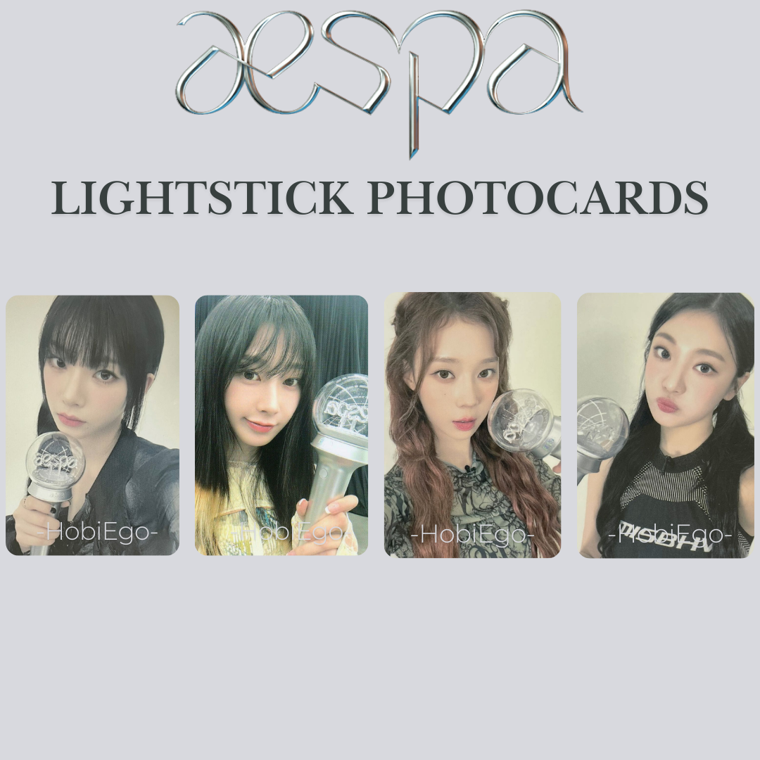 AESPA Official Lightstick Photocards