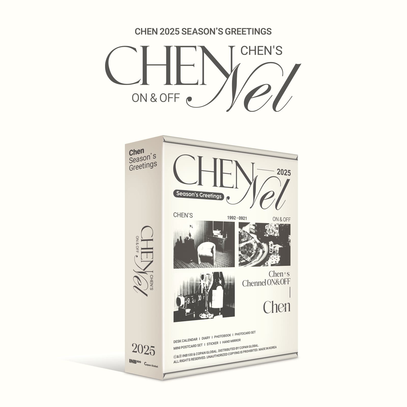 PRE-ORDER CHEN 2025 Season’s Greetings Chen’s Chennel ON & OFF + POB