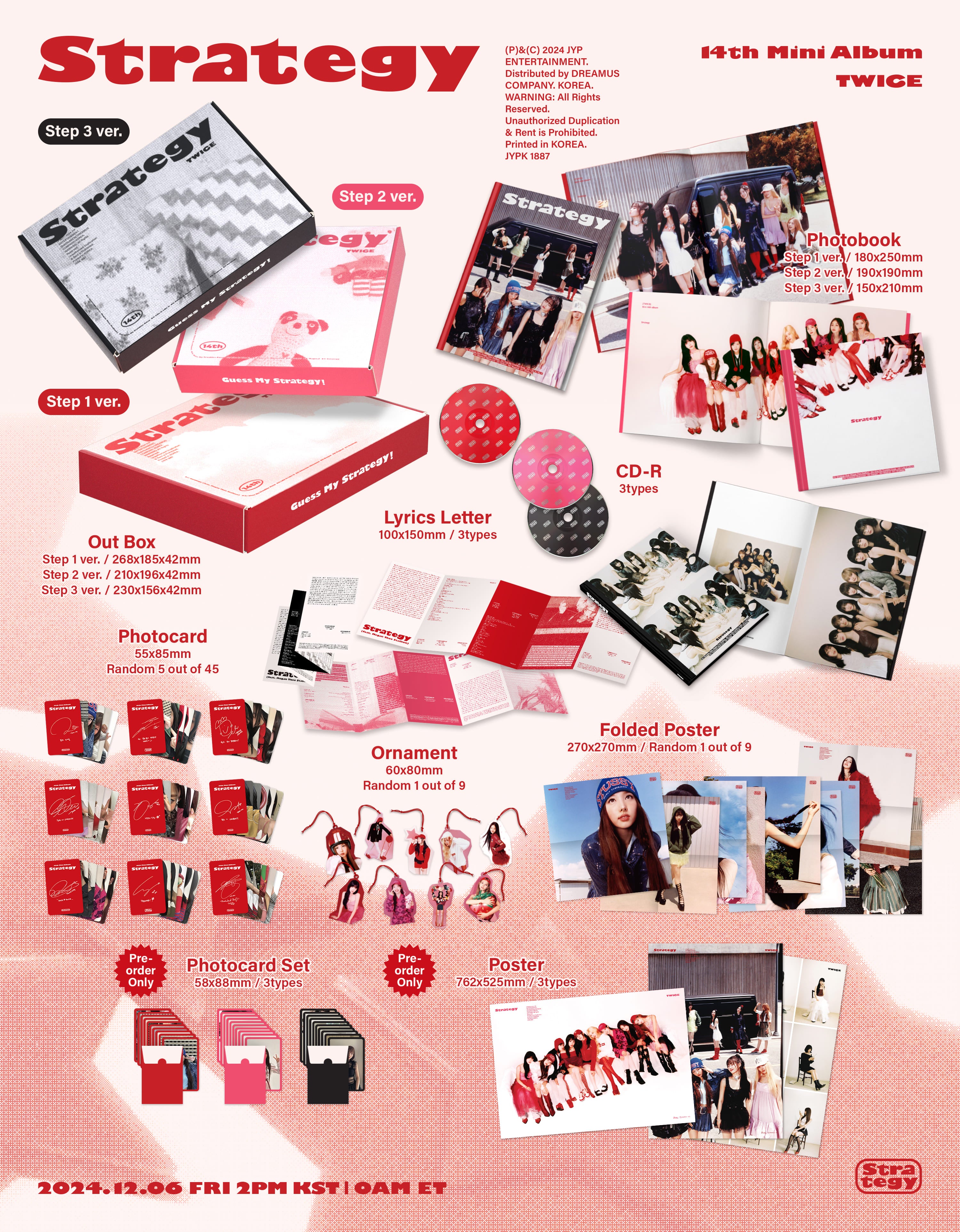 TWICE 14th Mini Album STRATEGY