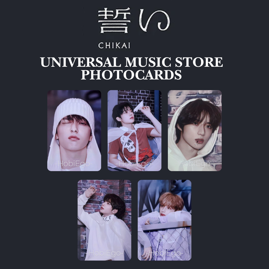 TOMORROW X TOGETHER Japanese Album CHIKAI (OATH) Universal Music Store Photocards