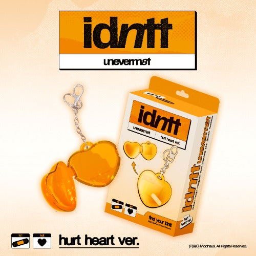 idntt 1st Mini Album unevermet (hurt heart Version)
