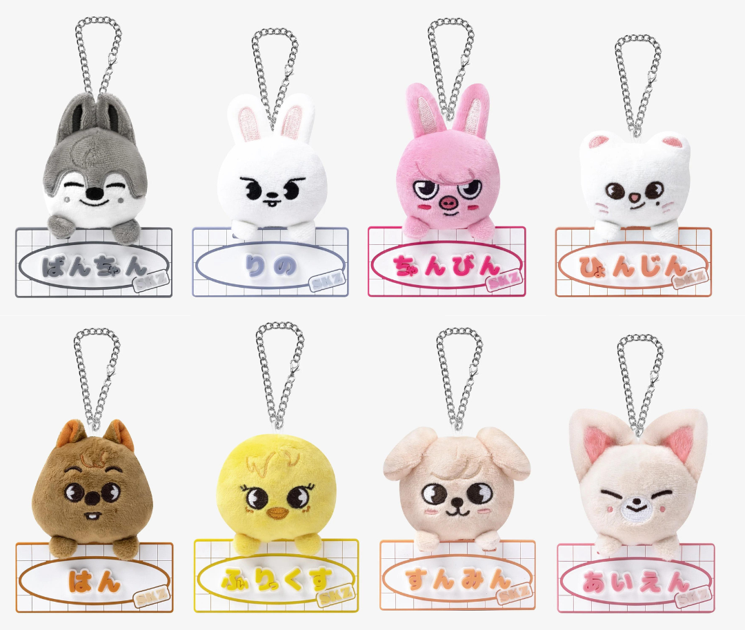 STRAY KIDS Name Bag Charm Fan Connecting 2024 SKZ TOY WORLD