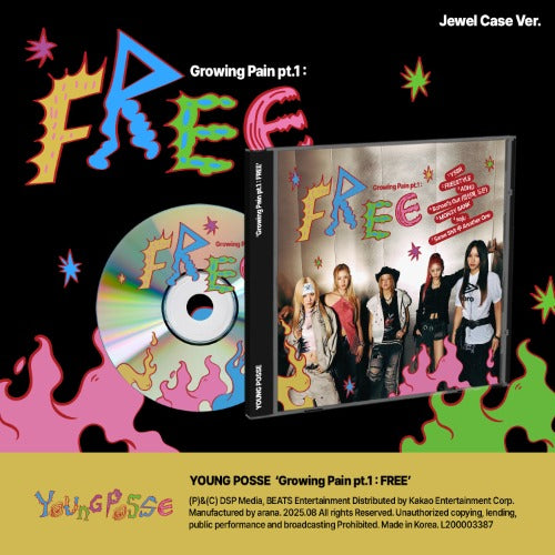 YOUNG POSSE EP Growing Pain pt.1 : FREE (Jewel Case Version)