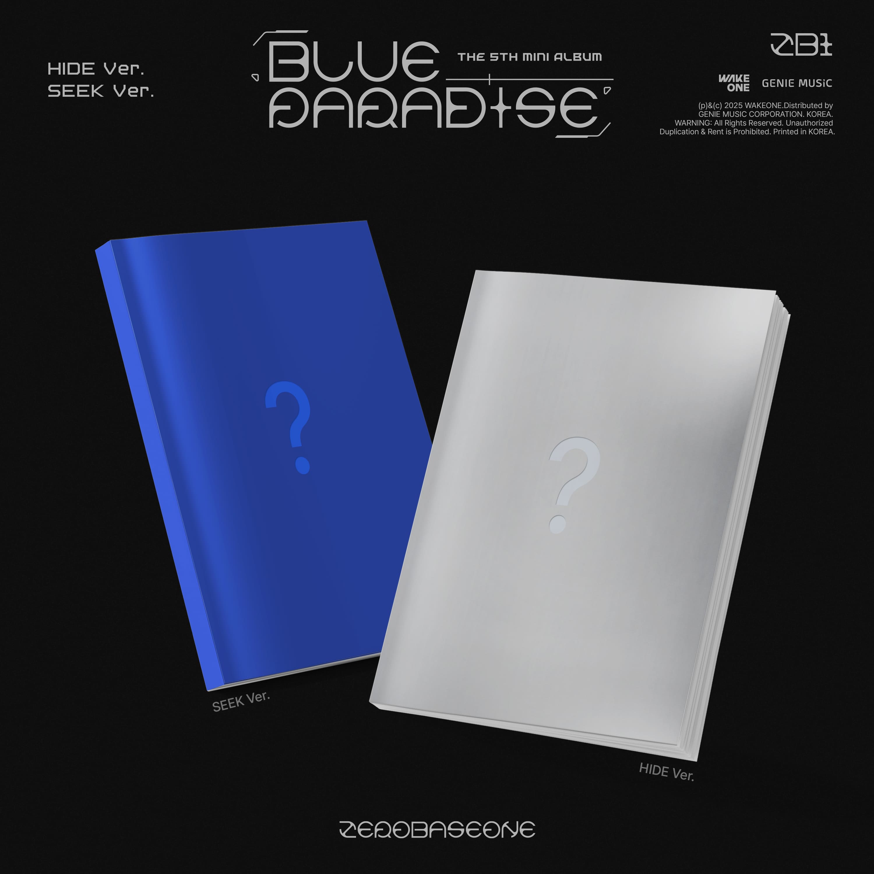 PRE-ORDER ZEROBASEONE 5th Mini Album BLUE PARADISE