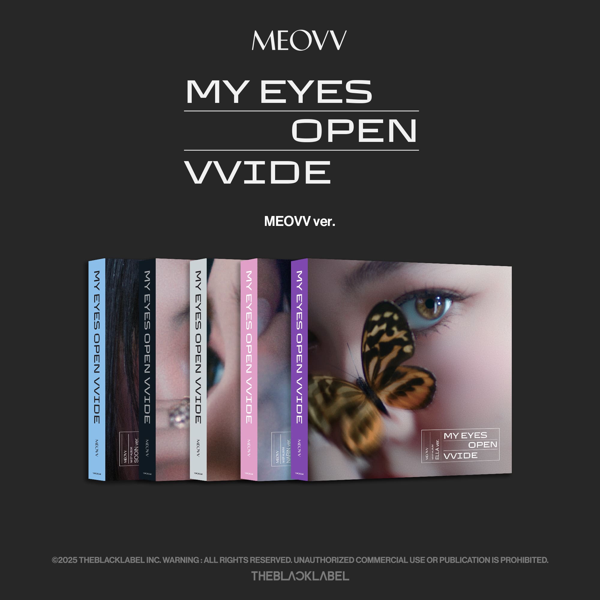 PRE-ORDER MEOVV 1st EP Album MY EYES OPEN VVIDE (MEOVV Version) RANDOM