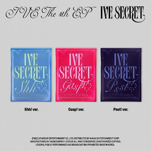 PRE-ORDER IVE 4th EP Album IVE SECRET