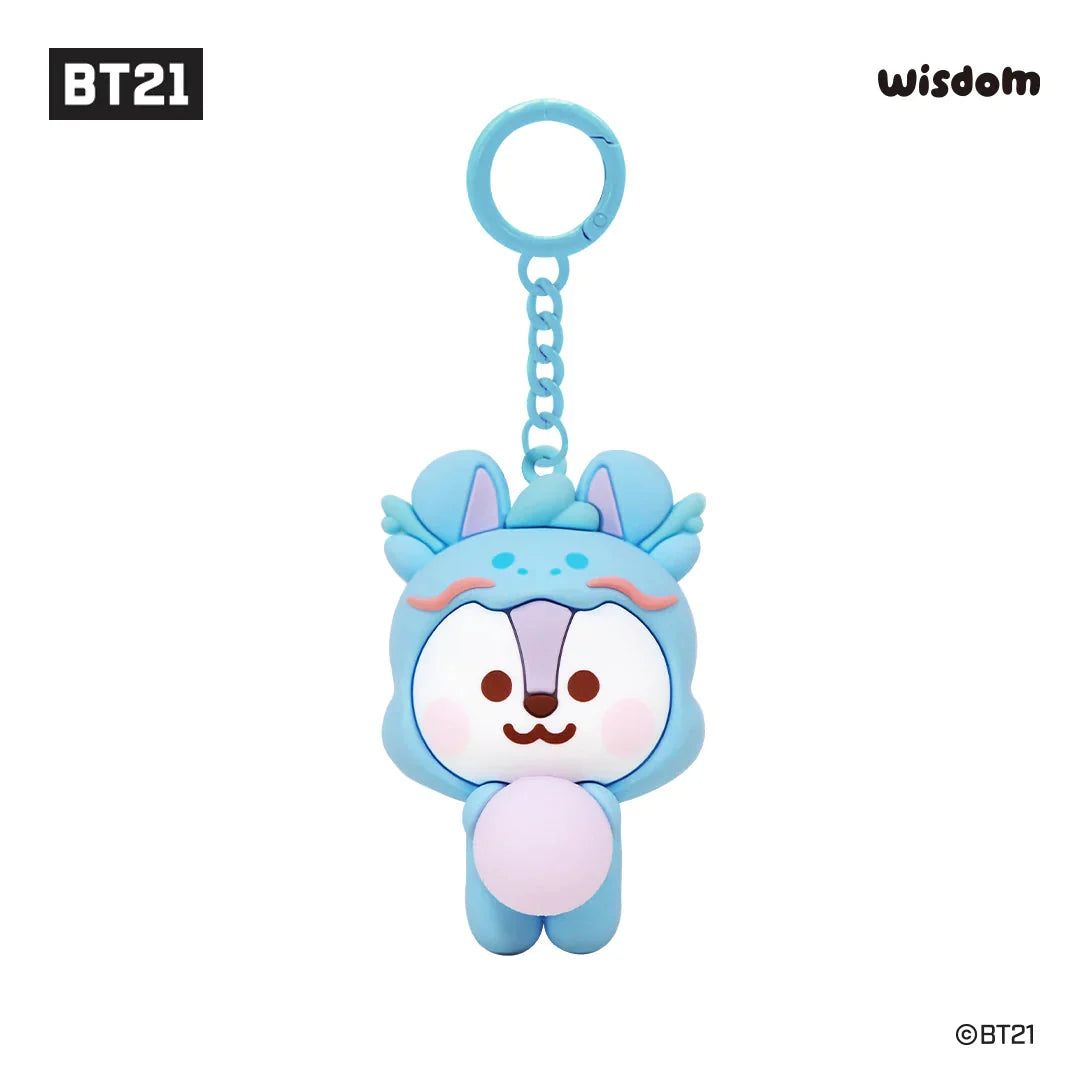 BT21 Dragon Figure Keyring