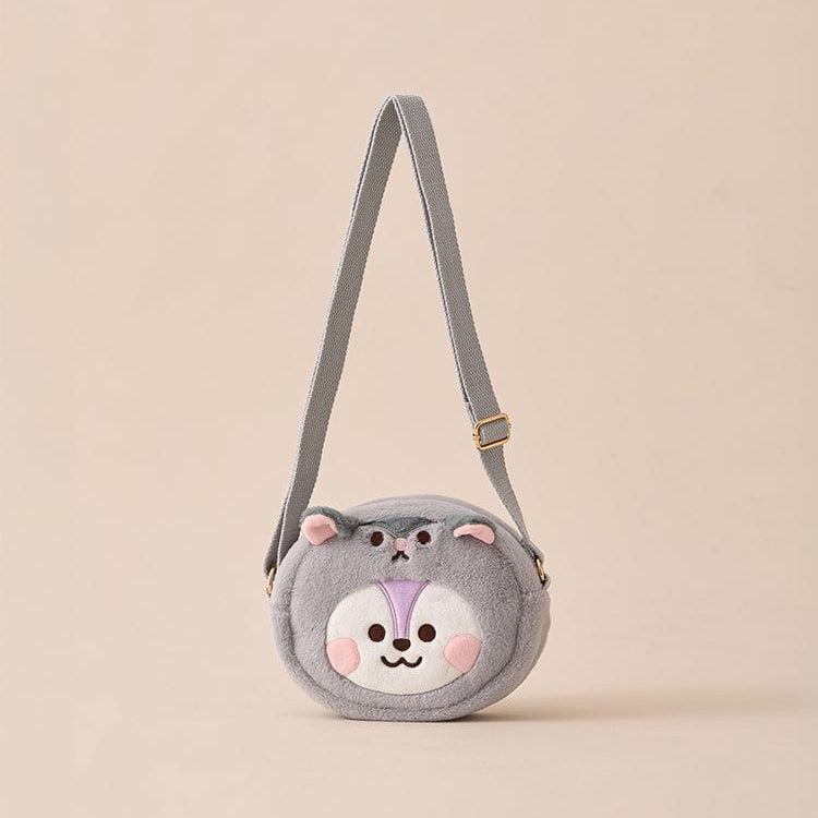 BT21 BABY Fluffy Face Doll Crossbody Bag