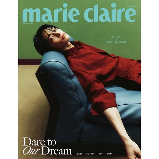MARIE CLAIRE February 2025 STRAY KIDS I.N – magazines (A / / ) | HobiEgo