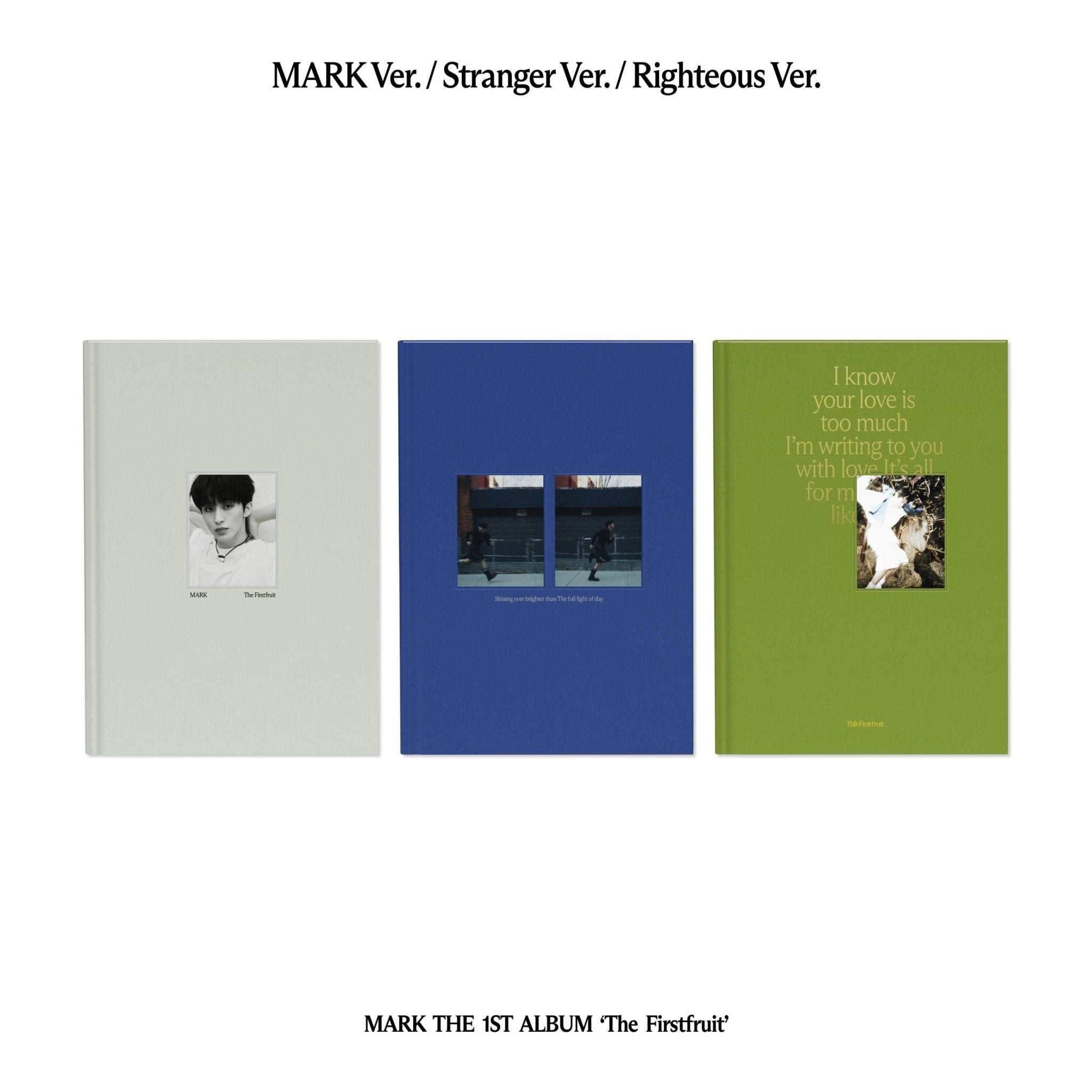 MARK 1st Full Album The Firstfruit (Photobook Version) – Photo Book (Mark (WHITE) / / ) | HobiEgo