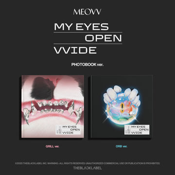 MEOVV 1st EP Album MY EYES OPEN VVIDE – album 8800287294190 (Grill (PINK) / / ) | HobiEgo