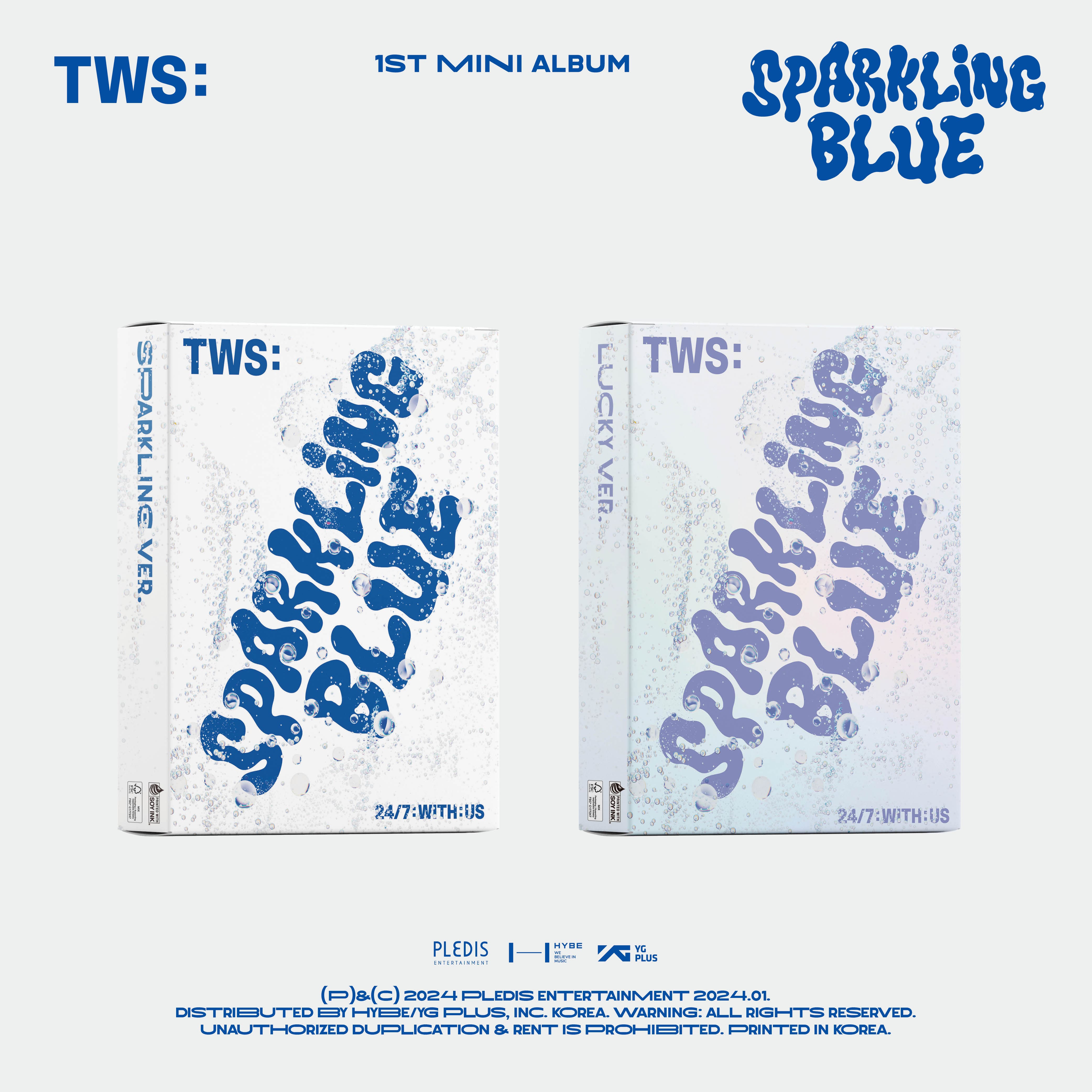 TWS 1st Mini Album Sparkling Blue