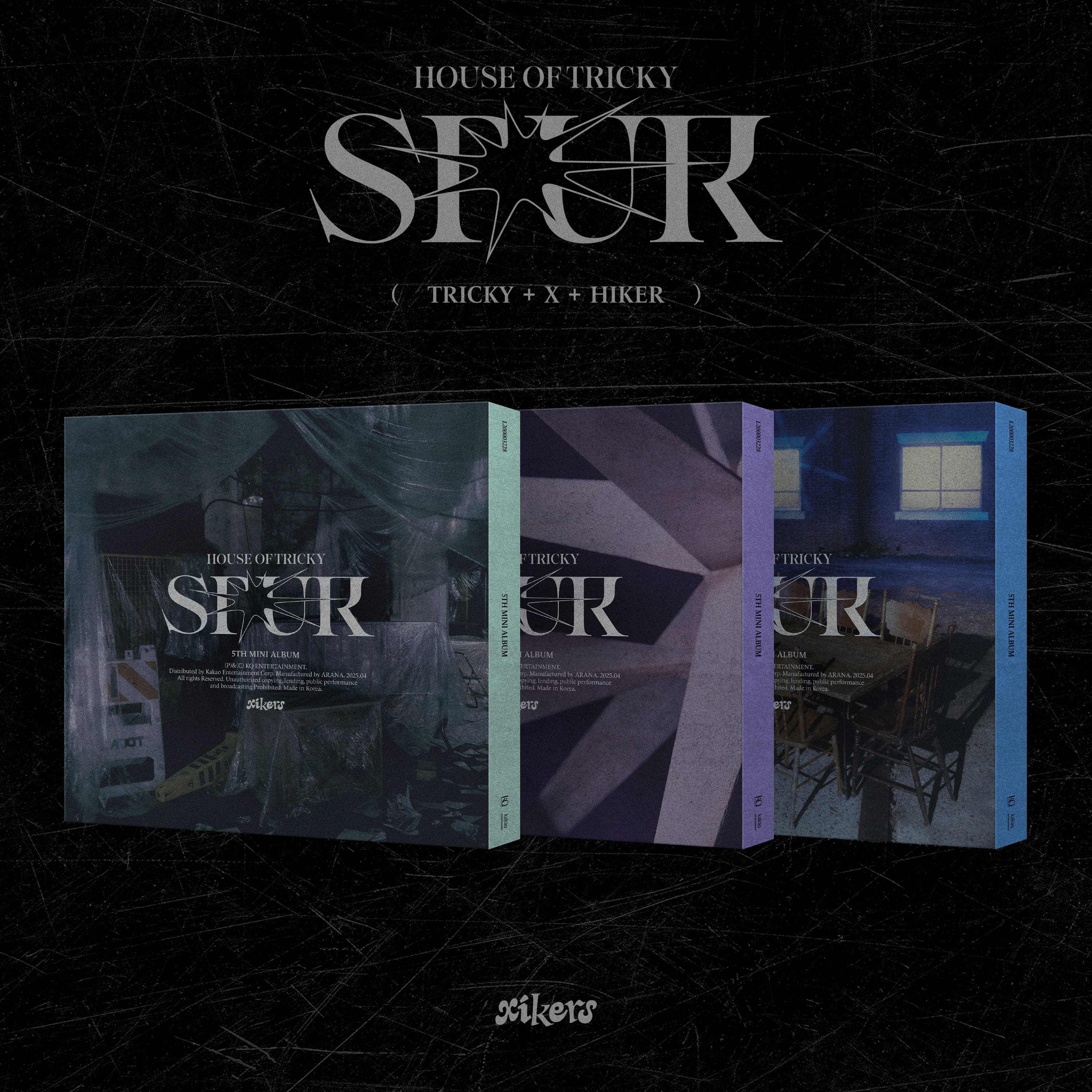 xikers 5th Mini Album HOUSE OF TRICKY : SPUR