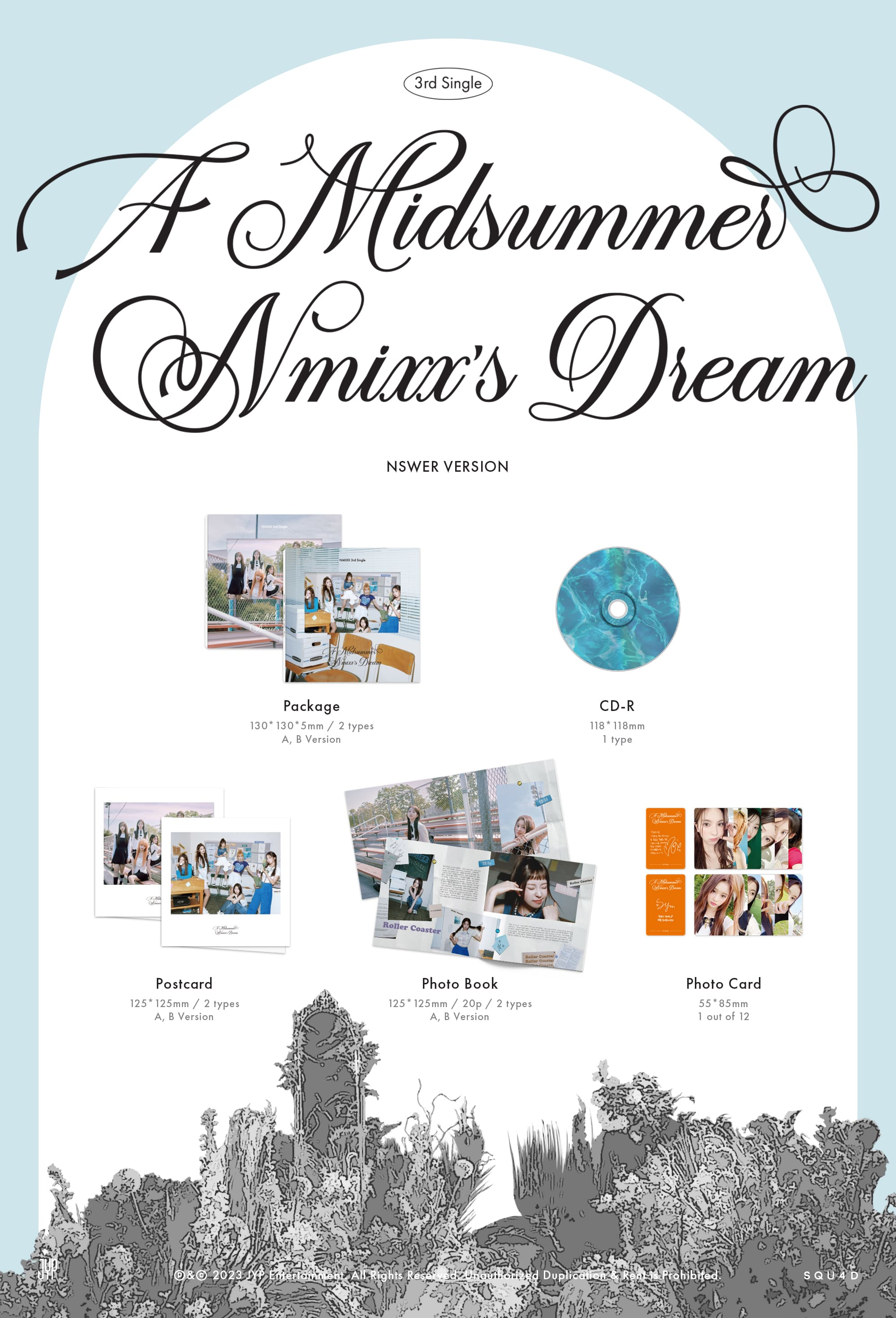 NMIXX 3rd Single Album A Midsummer NMIXX's Dream (NSWER version)