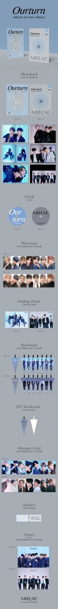 MIRAE 4th Mini Album Ourturn – album (Drip / / ) | HobiEgo
