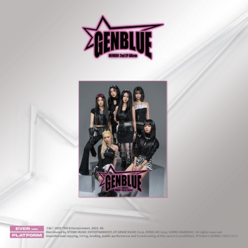 PRE-ORDER GENBLUE 2nd EP Album MIRROR (EVER POCA Version)