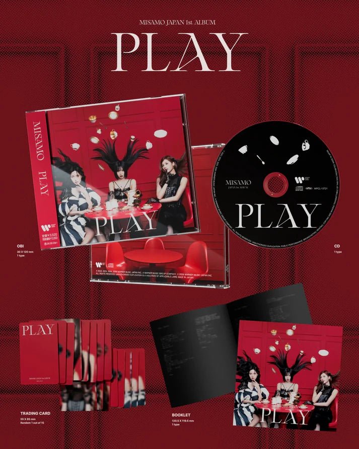 MISAMO Twice Play Regular Version Japanese Album – album 4943674422111 ( / / ) | HobiEgo