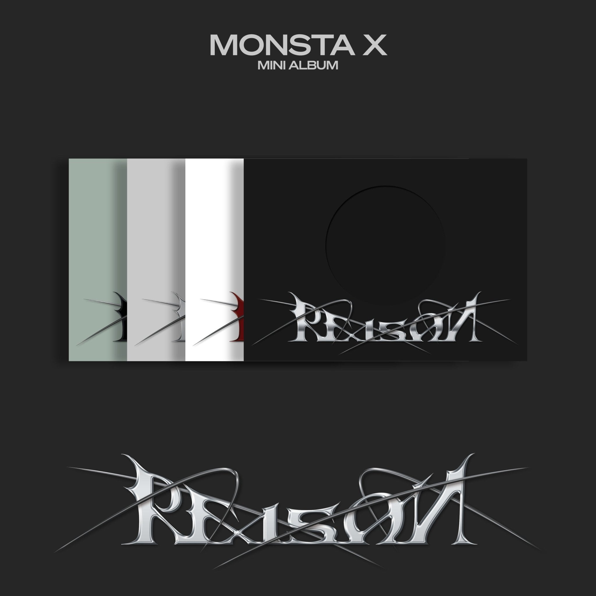 MONSTA X 12th Mini Album REASON – album (1 (BLACK) / / ) | HobiEgo