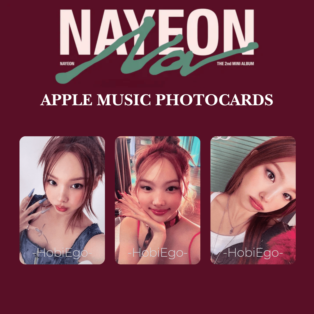 NAYEON (TWICE) 2nd Mini Album NA Apple Music Photocards – Photocards (A / / ) | HobiEgo