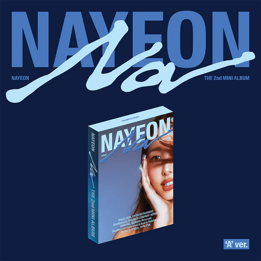 NAYEON (TWICE) 2nd Mini Album NA + POB – album (A (BLUE) / / ) | HobiEgo
