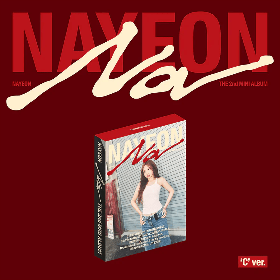 NAYEON (TWICE) 2nd Mini Album NA + POB – album (C (RED) / / ) | HobiEgo