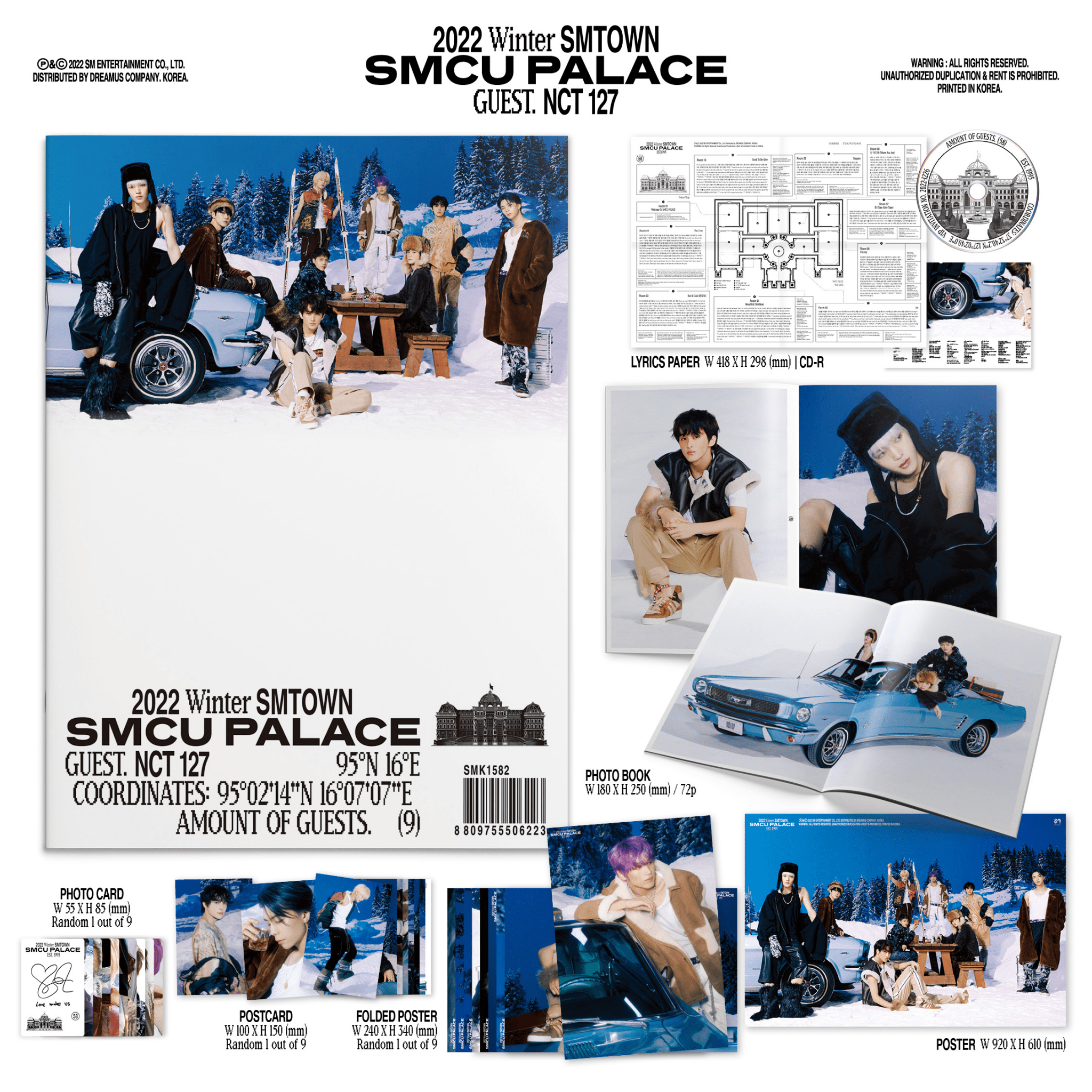 NCT 127 2022 Winter SMTOWN : SMCU PALACE (GUEST NCT 127) – album ( / / ) | HobiEgo