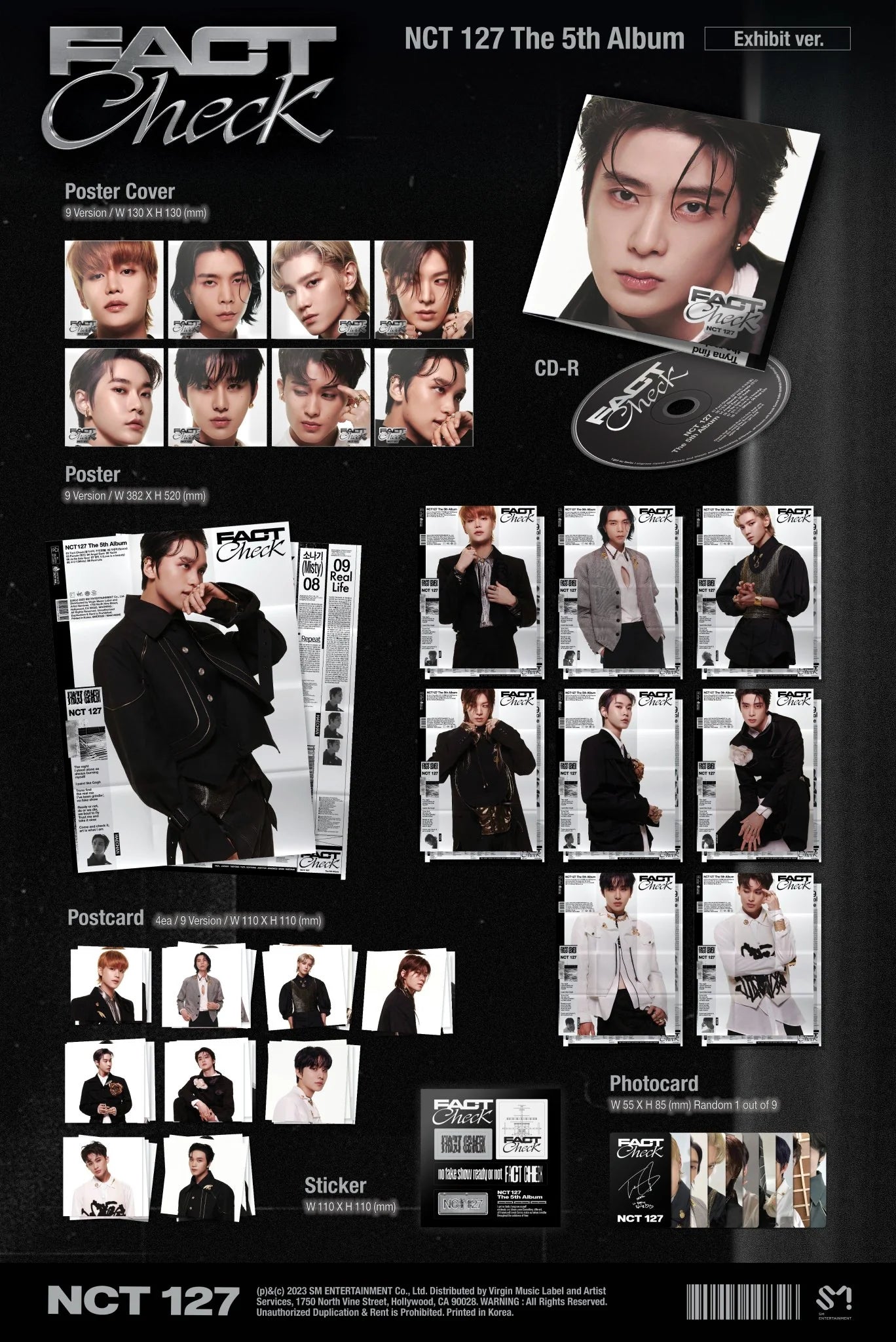 NCT 127 5th Full Album Fact Check (Exhibit Version) – album (Johnny / / ) | HobiEgo