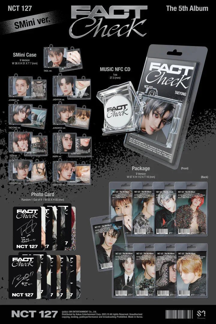 NCT 127 5th Full Album Fact Check (SMini Version) – album (Johnny / / ) | HobiEgo